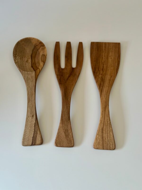 Set para servir x 3 en Madera (1)