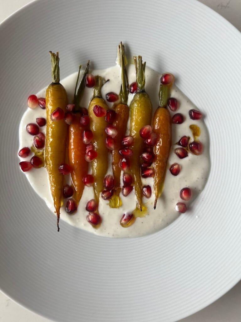 MiniZanahorias al horno con miel en salsa de yogurt recetas